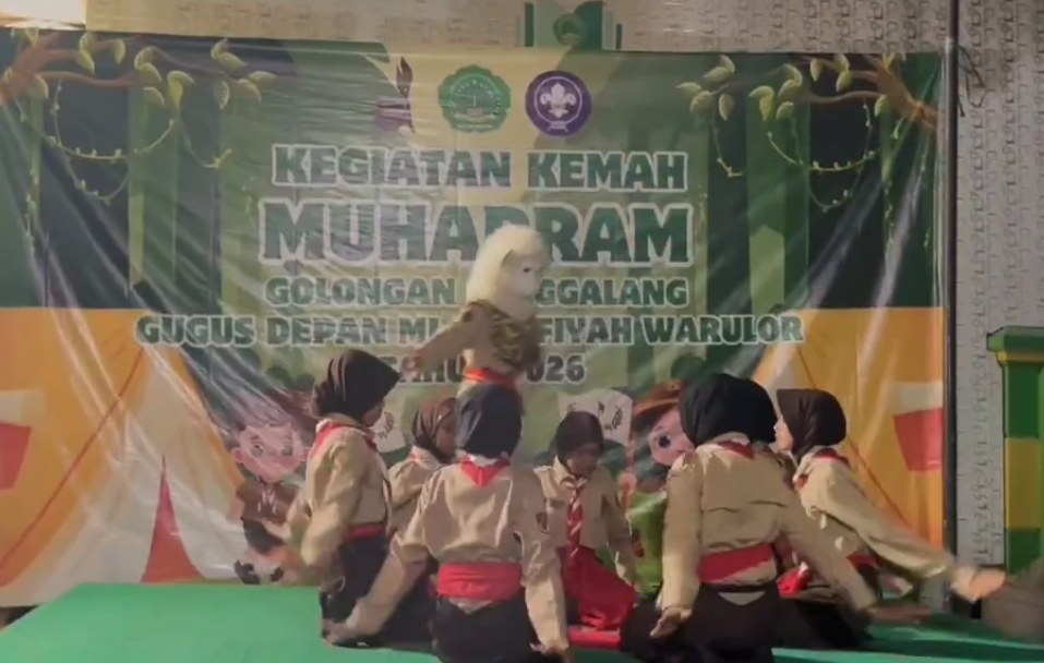 Kemah Muharram Penggalang MI Salafiyah Warulor Semarakkan Tahun Baru Islam 1448 H